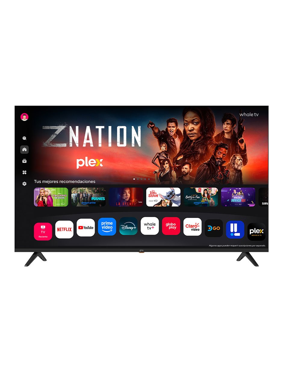 Televisión Smart 65 Pulgadas Ghia Whale UHD 4k D-led Optico Dolby Audio Modelo G65W25