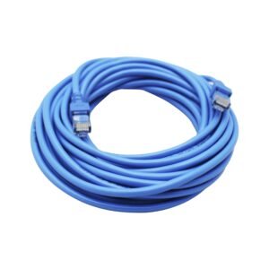 Bobina de Cable Ghia Cat5e Utp Rj-45 100% Cobre 7.5m Color Azul Modelo GCB-017